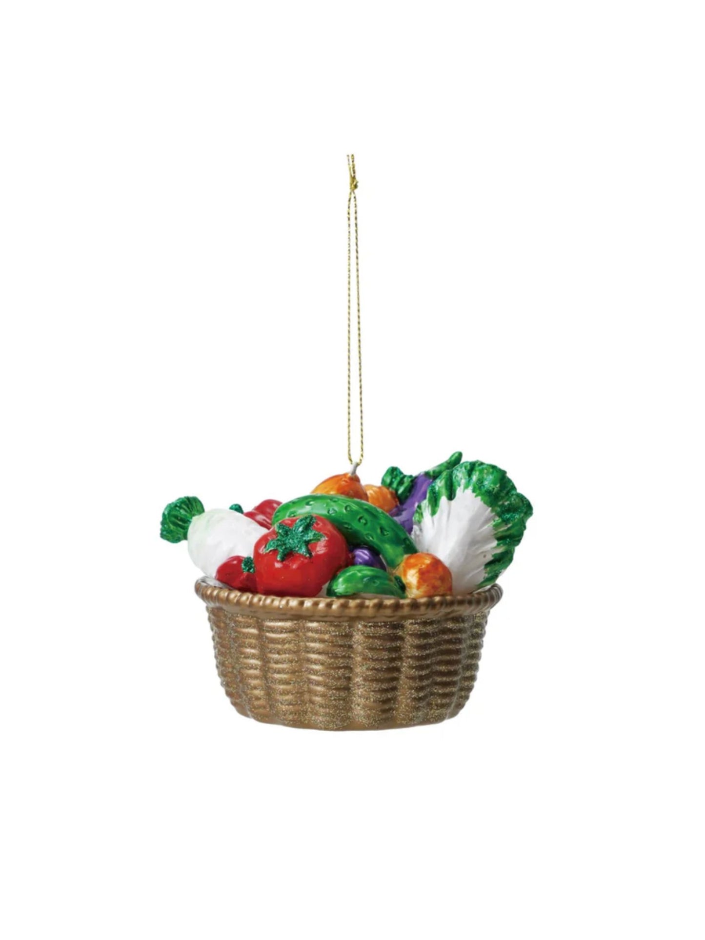 Basket of Veggies Ornament