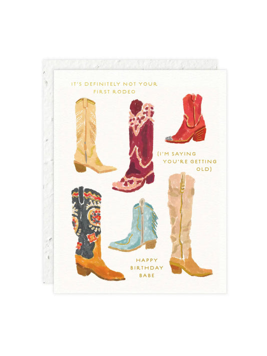 Not Your 1st Rodeo - Birthday Card
