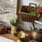 Wavy Brass Mini Basket