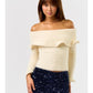 Off The Shoulder Wire Sweater Top
