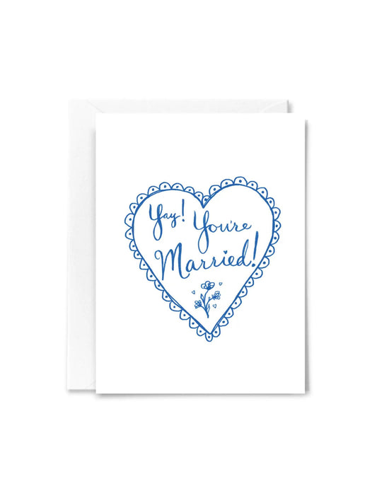 Yay You're Married Card