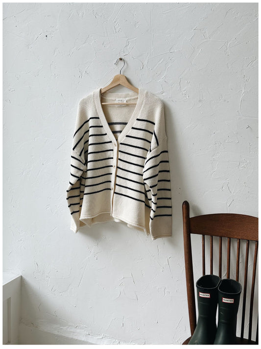 Camille Stripe Cardigan
