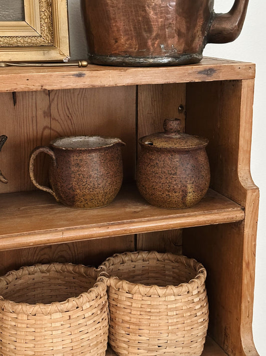 Vintage Cream and Sugar Set