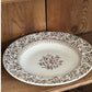Vintage Floral Plate