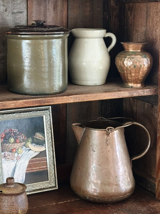 Vintage Copper Oversized Pitcher
