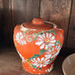 Vintage Floral Pottery with Lid - Pick Up Only