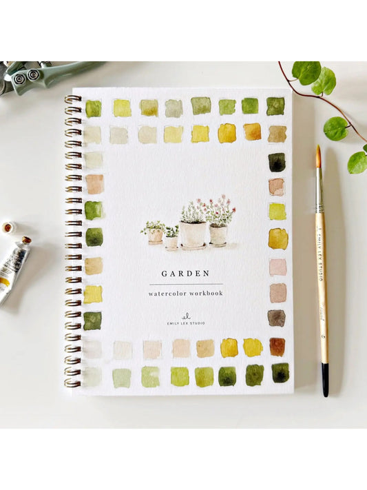 Garden Watercolor Workbook
