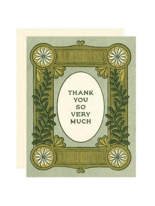 Thank You Vine Greeting Card