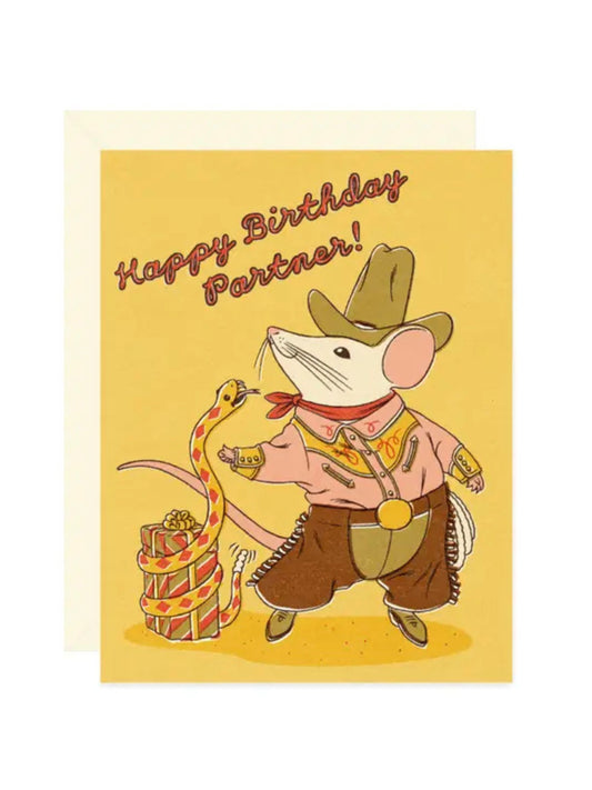 Happy Birthday Partner Card