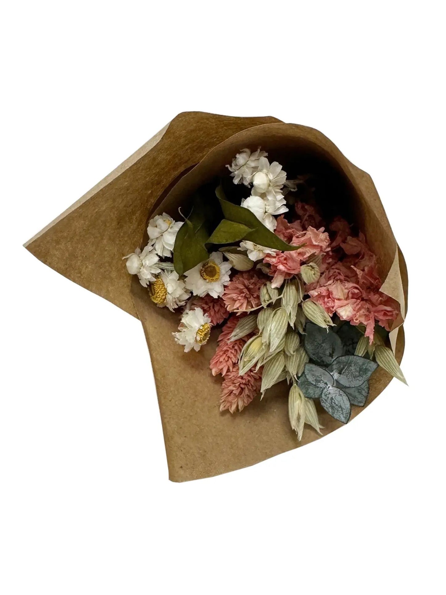 MINI Pink Larkspur & Baby Eucalyptus Bouquet Bundle
