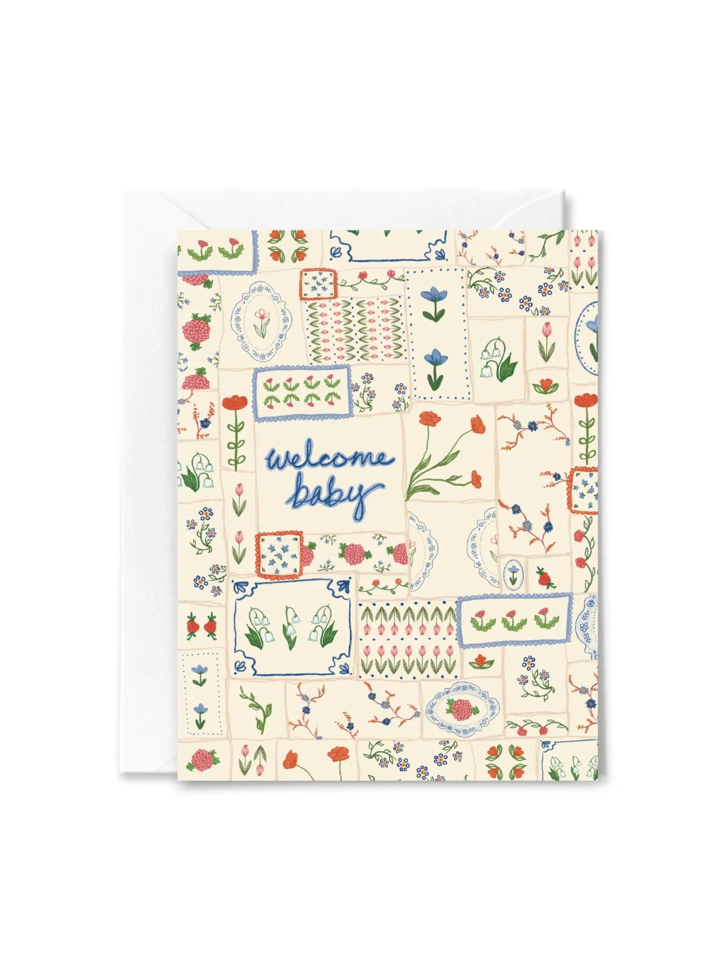 Welcome Baby Quilt Card