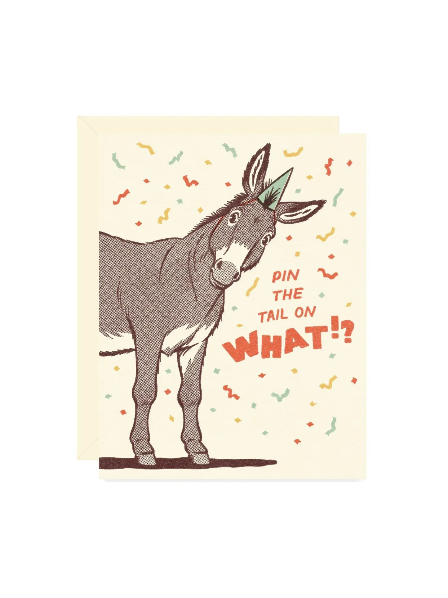 Pin the Tail Birthday Card