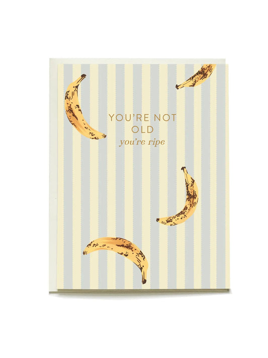 Ripe Banana Birthday Greeting Card