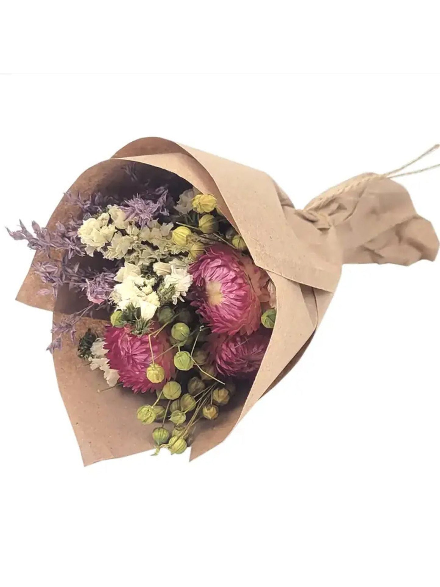 MINI Strawflower & Larkspur Bouquet Bundle