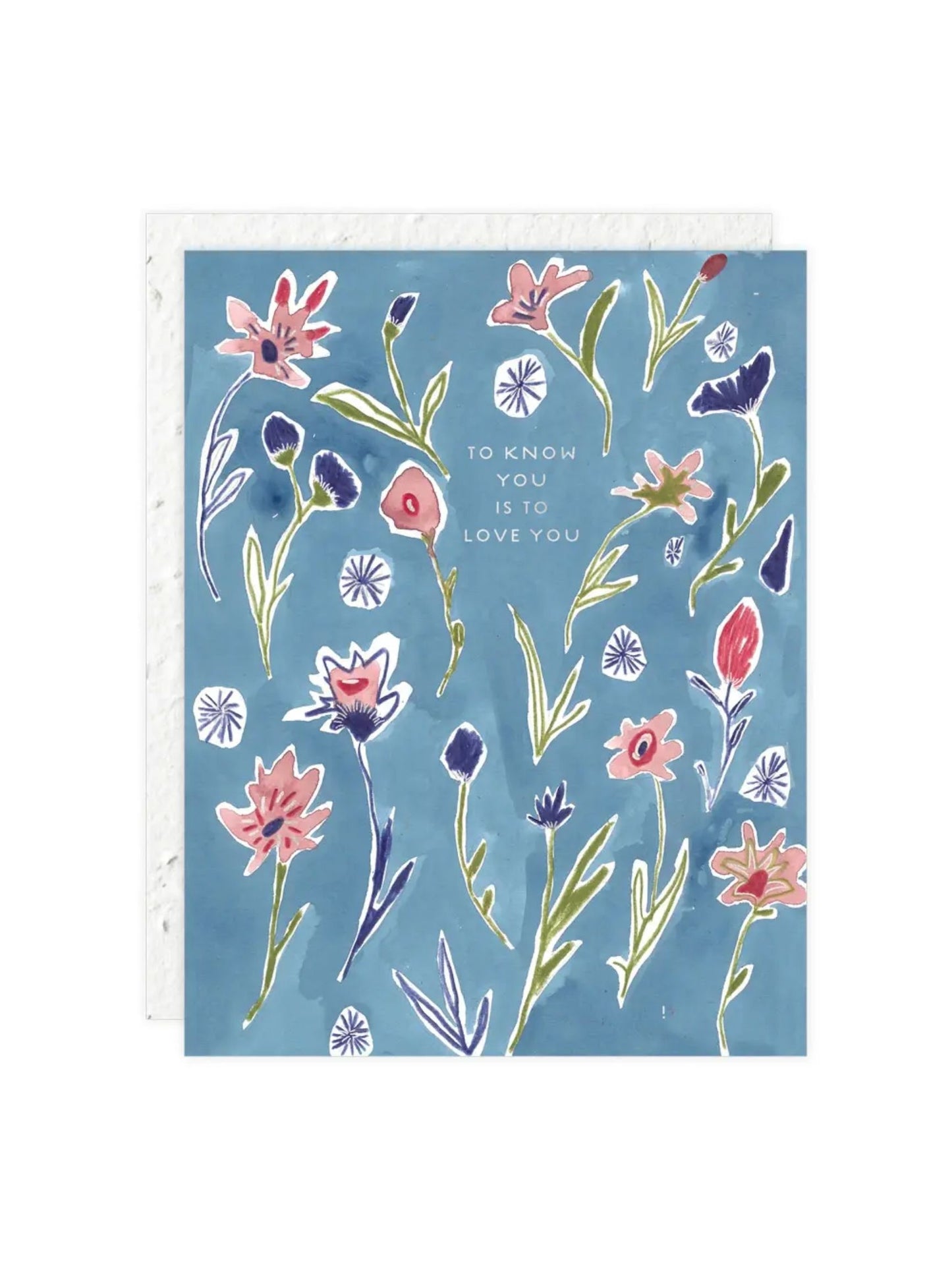 Ditzy Flowers - Love + Friendship Card