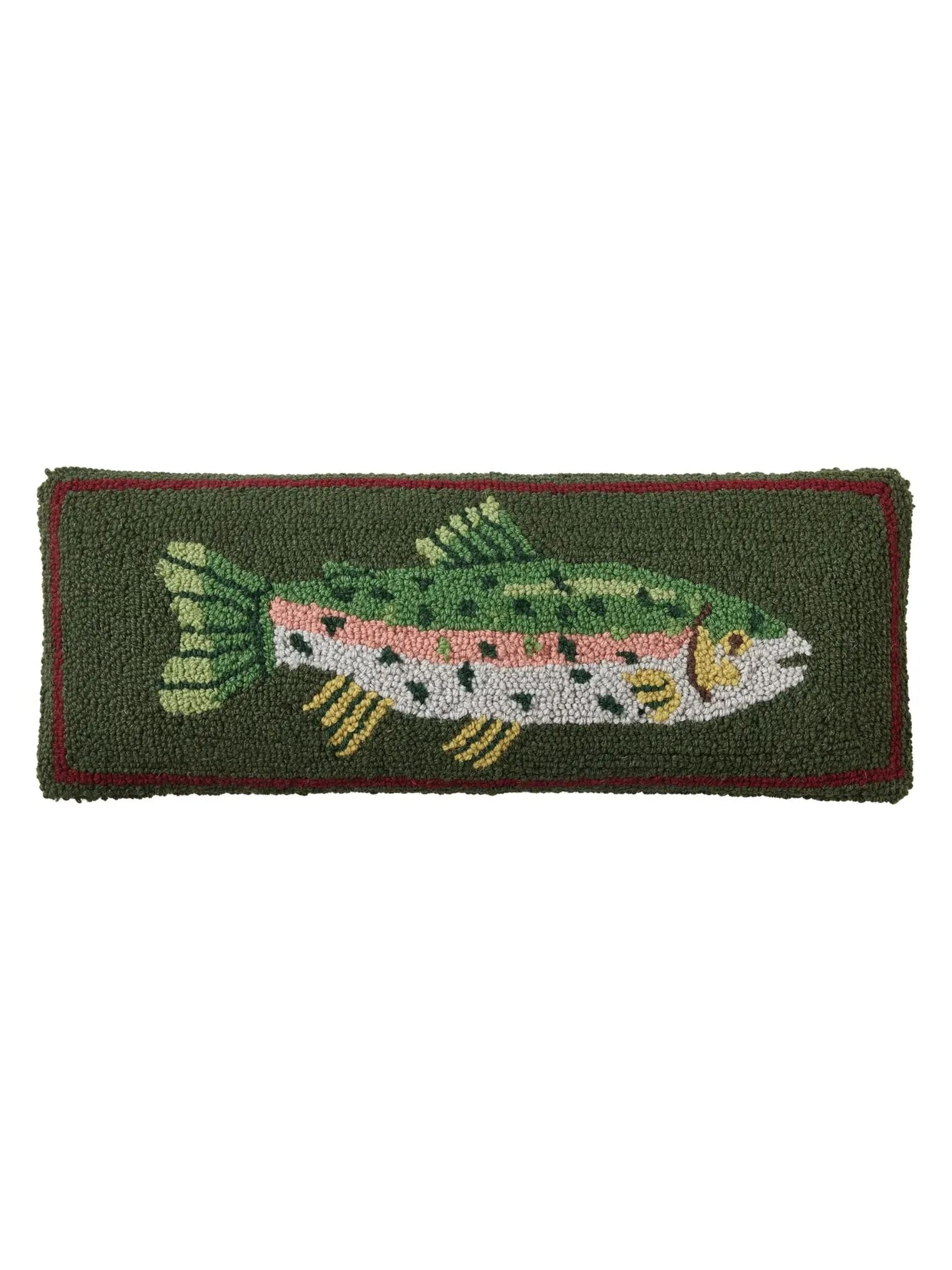 Camp Wandawega Trout Hook Pillow