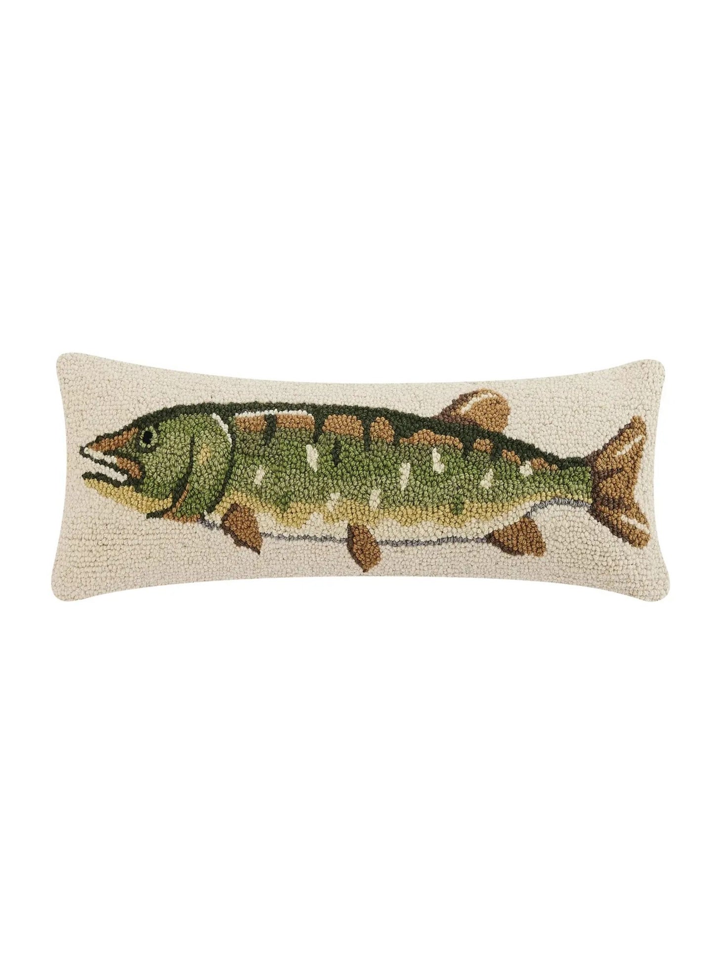 Northern Pike Fish Art Hook Pillow