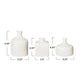 Neutral Stoneware Vases