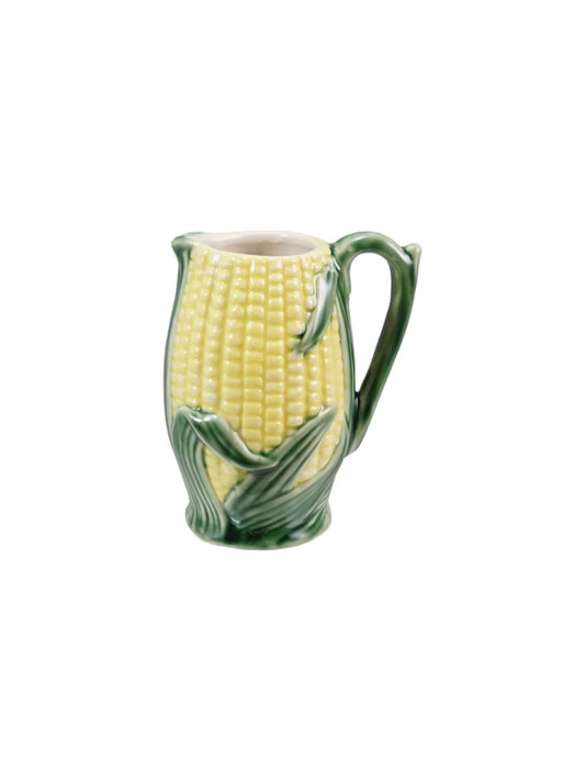 34 oz. Stoneware Vintage Reproduction Corn Shaped Pitcher