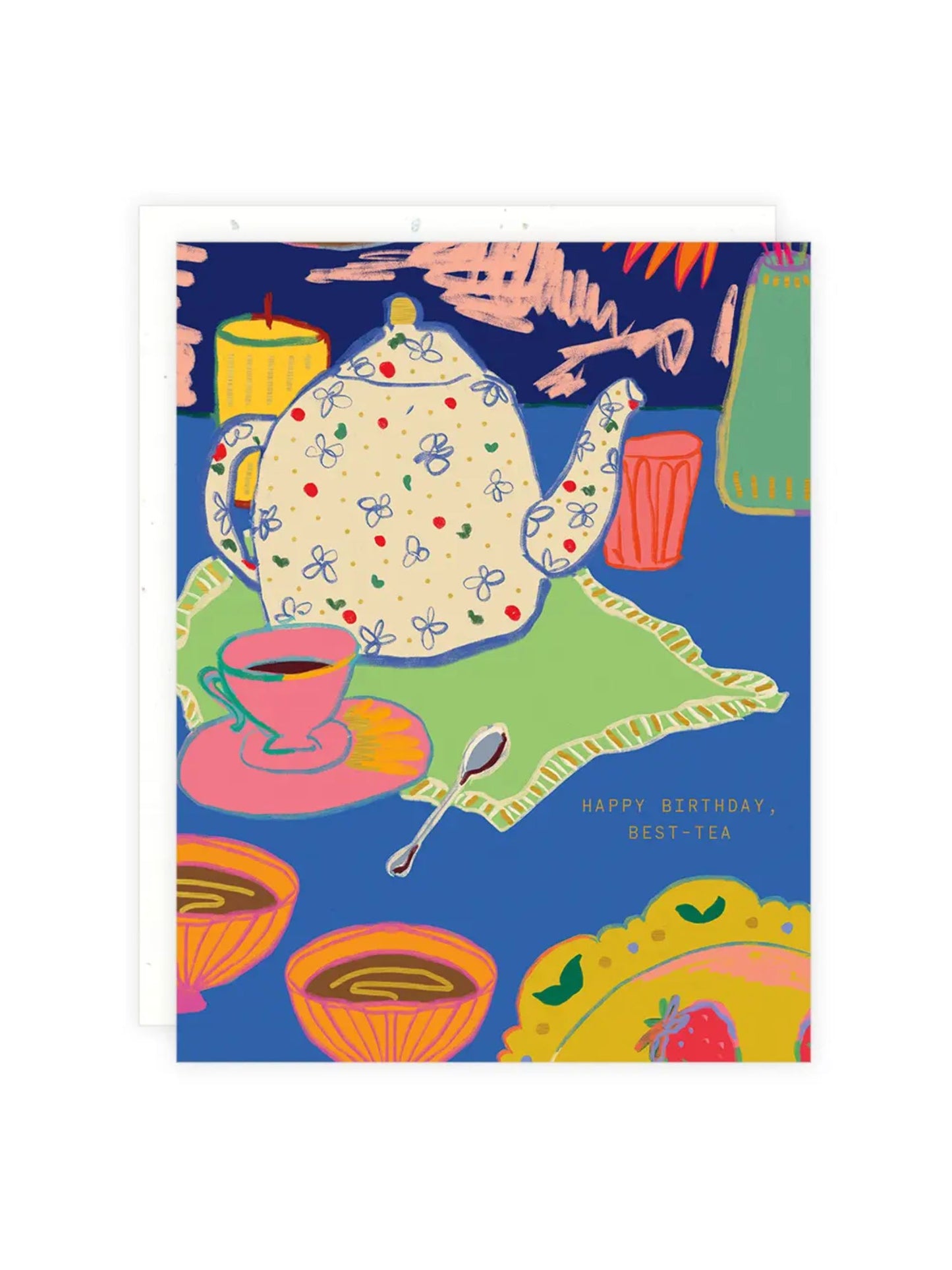 Best-Tea Birthday Card