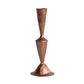 Hand-Forged Cast Iron Taper Holder, Copper Finish