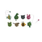 Handmade Plastic & Embroidered Animal Shaped Tape Measure