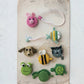 Handmade Plastic & Embroidered Animal Shaped Tape Measure