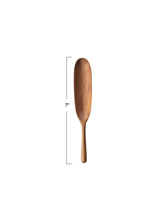 Carved Doussie Wood Spoon, Natural