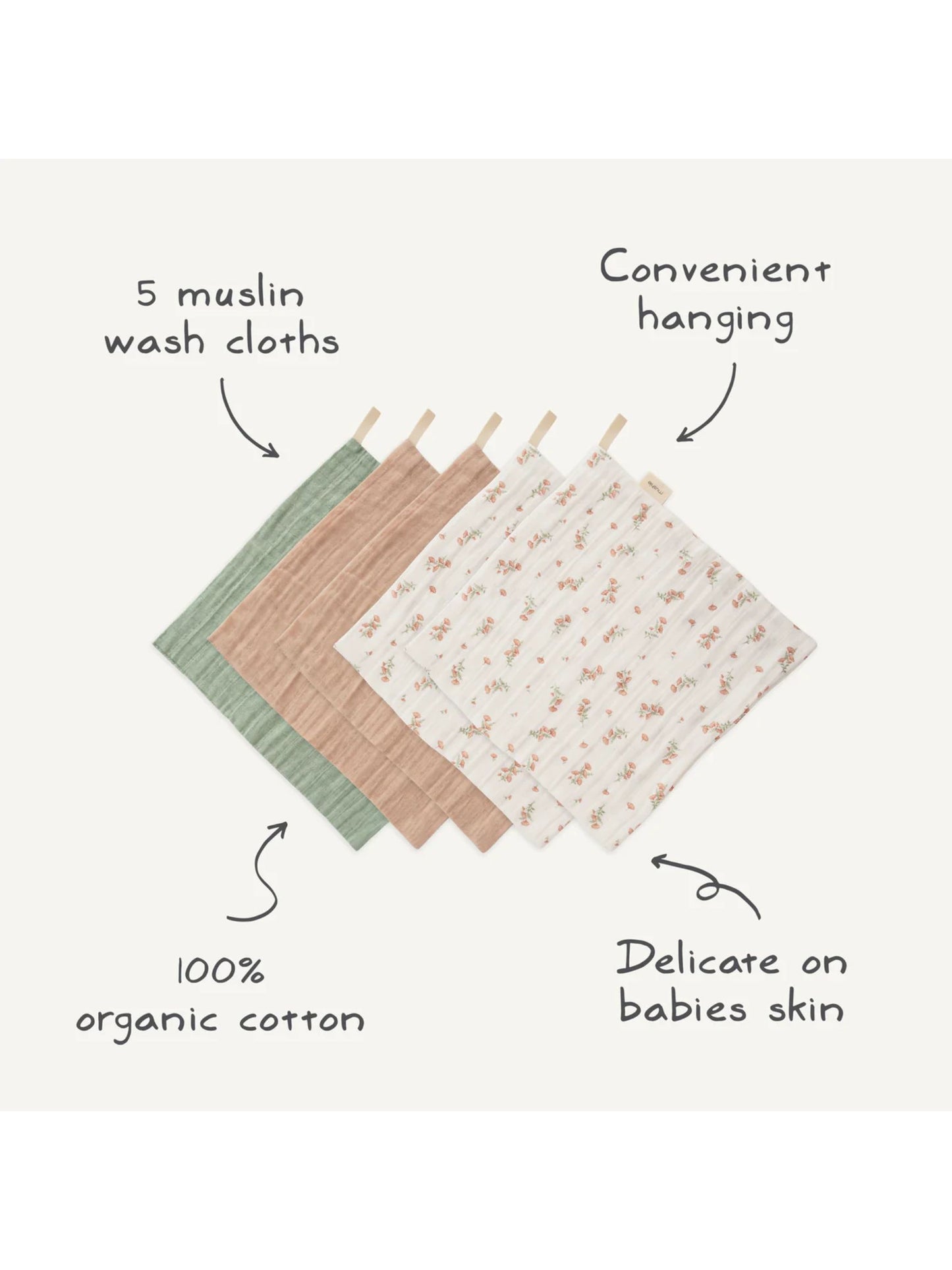 Muslin Cotton Washcloth