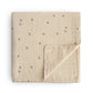 Organic Cotton Muslin Swaddle Blanket - Bees