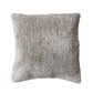20" Square Cotton Tufted Pillow w/ Chambray Back - Sage