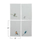 Cotton & Linen Printed Tea Towel w/ Bird