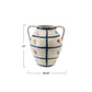 Hand-Painted Terra-cotta Urn w/ Flowers & Grid Pattern - Pick Up Only
