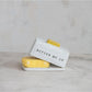 Stoneware Butter Dish w/ Debossed "Butter Me Up"