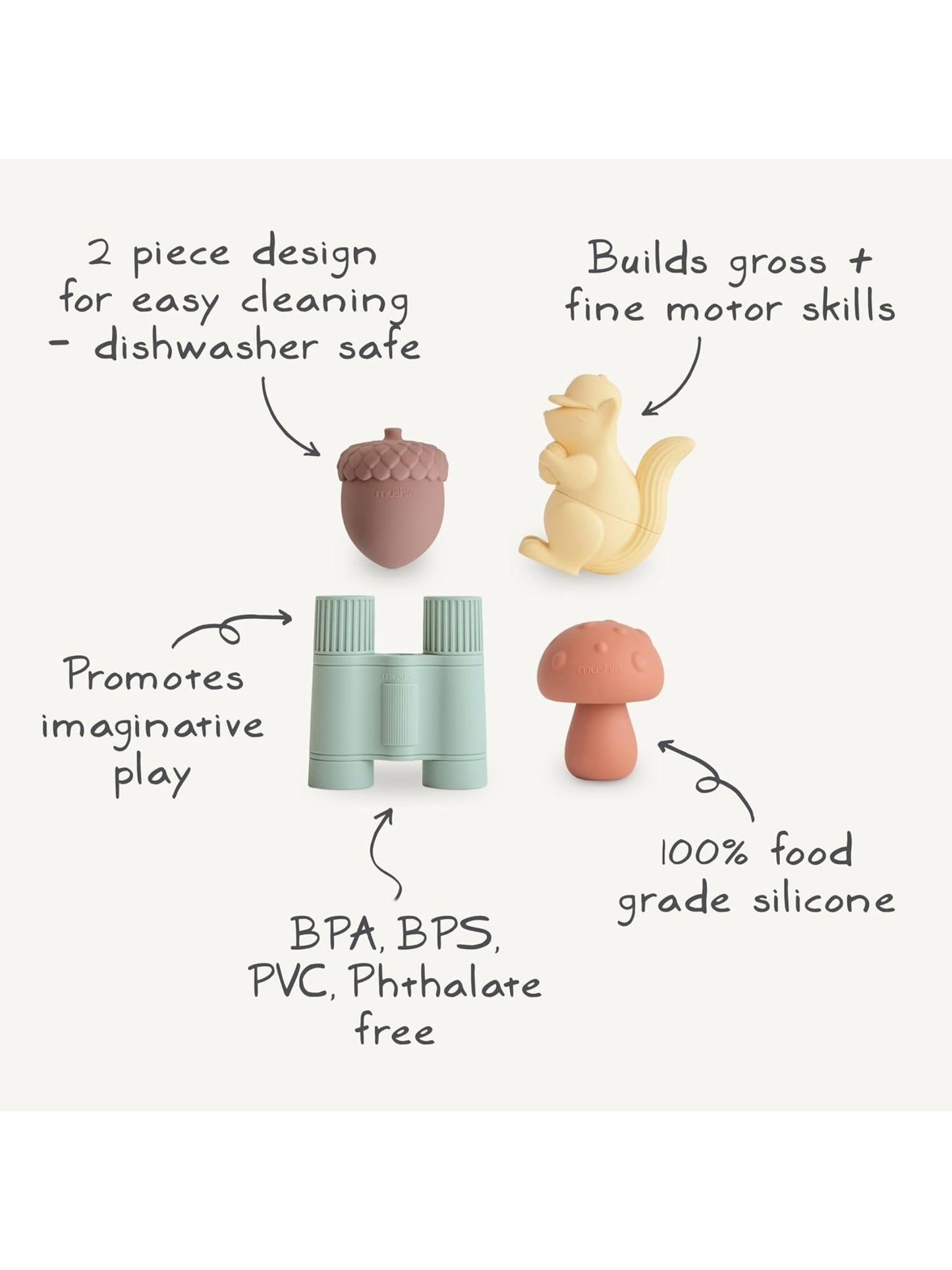 Nature Mold Free Bath Play Set