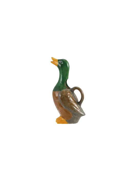 12 oz. Hand-Painted Stoneware Duck Shaped Pitcher