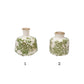 Stoneware Vase with Green Botanicals