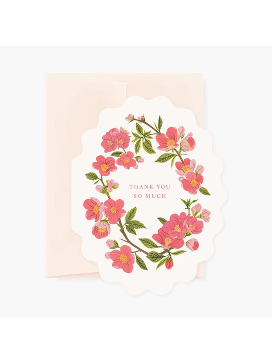 Quince Thank You Card