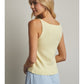 Lemon Boat Neck Sweater Tank