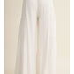 Lace Trimmed Wide Leg Pant