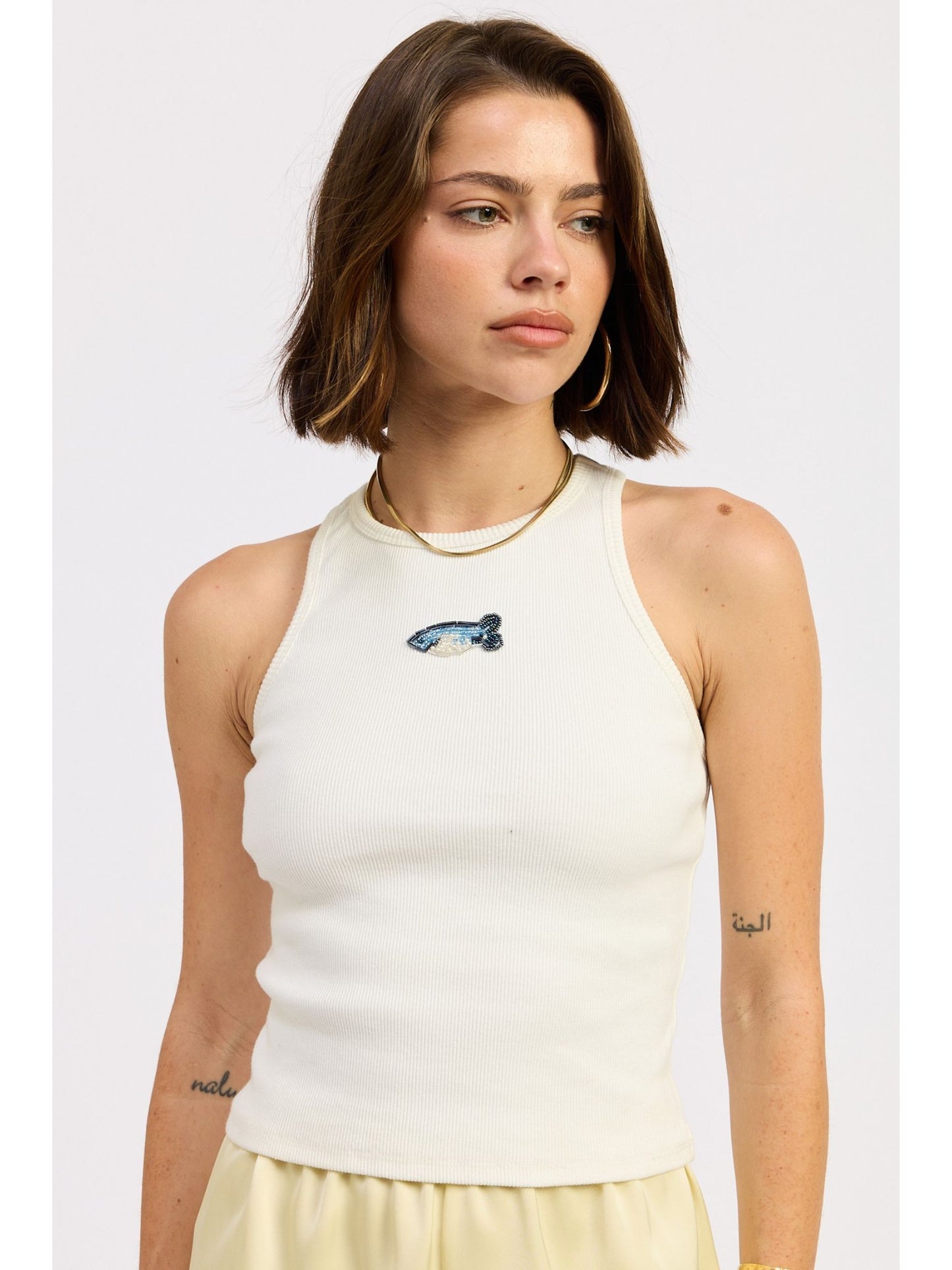Beaded Fish Tank Top