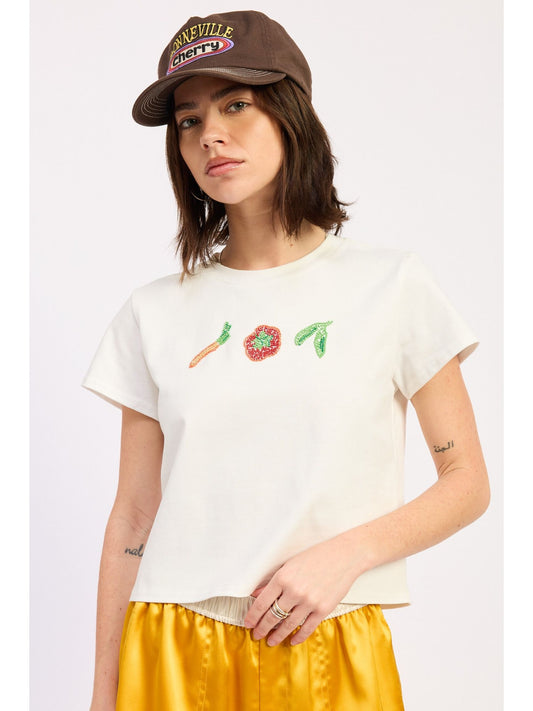 Embroidered Baby Tee