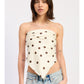 Polkadot Scarf Top