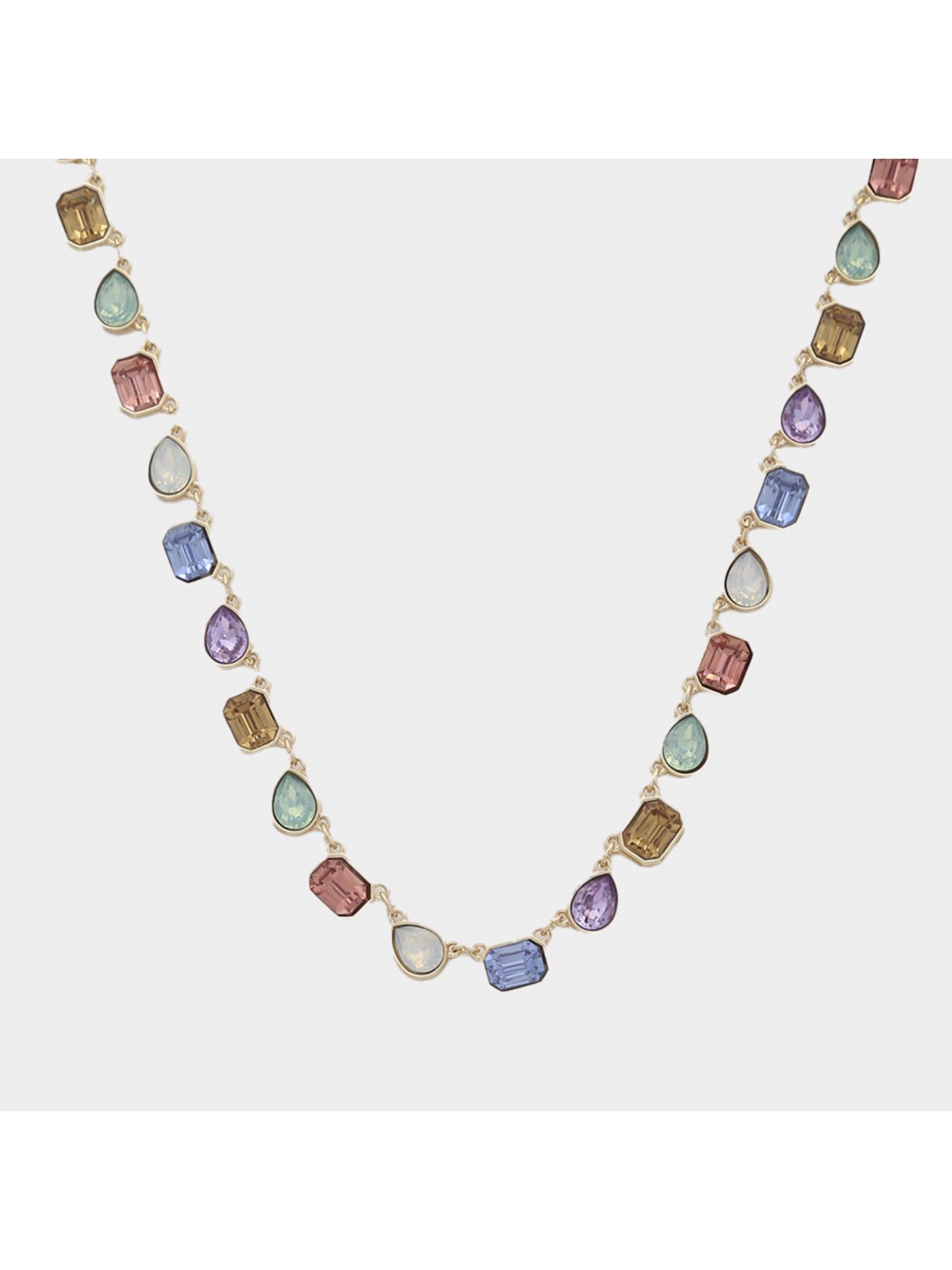 Crystal Color Stone Necklace