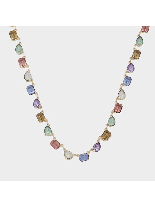 Crystal Color Stone Necklace