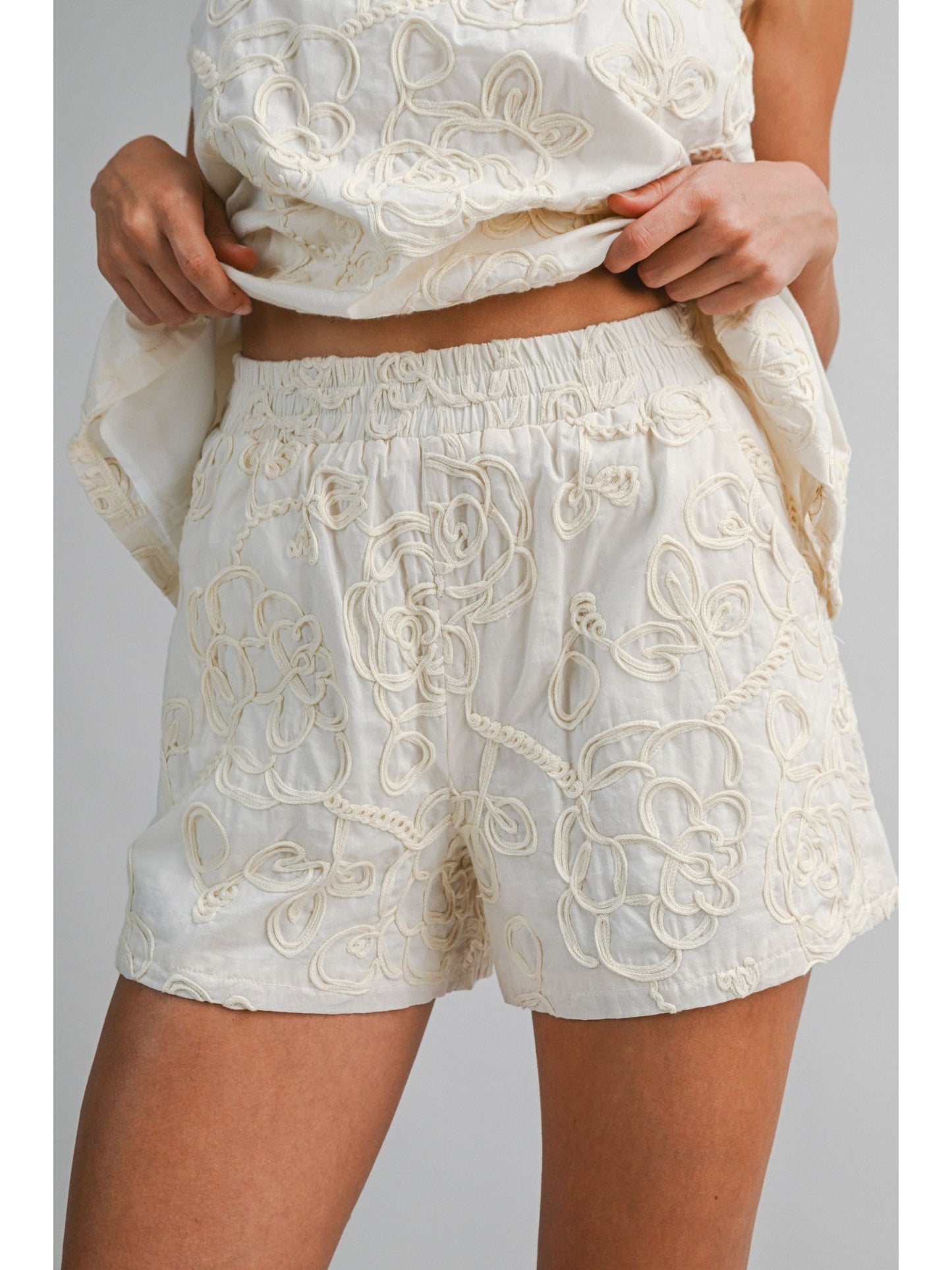 Embroidered Shorts