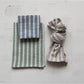 Woven Cotton Double Cloth Striped Tea Towel