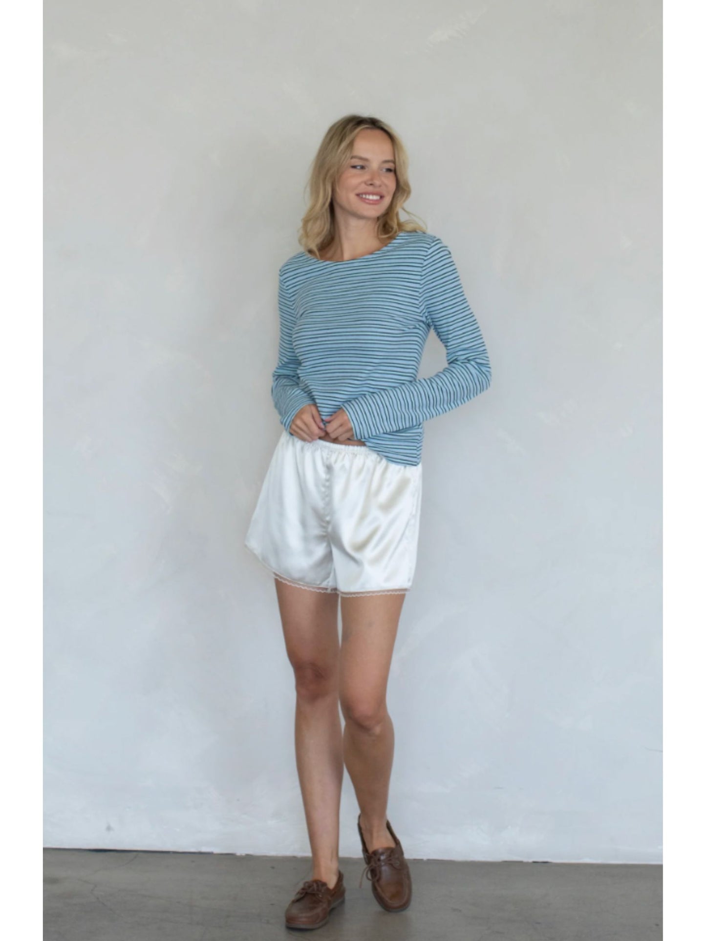 Christine Satin Shorts