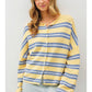 Varsity Striped Piper Cardigan