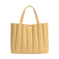 Adela Recycled Vegan Leather Tote Bag - Yellow